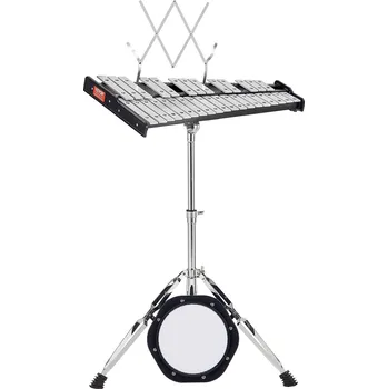 Vevor Xylofon sada s hůlkami, 203 mm/8" cvičný pad, nastavitelný stojan