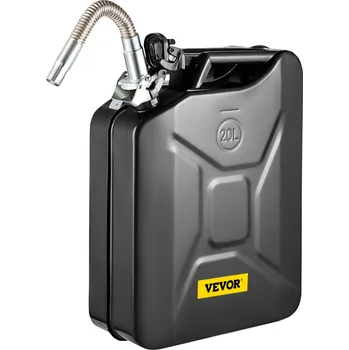 Kanystr Vevor Kanystr na palivo 5.3 gallon / 20 l, ocel, flexibilní nástavec