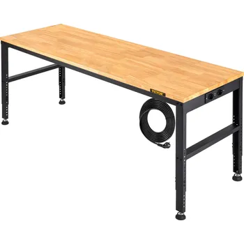Vevor Nastavitelný pracovní stůl 183×64 cm, výška 72–97 cm, nosnost 900KG