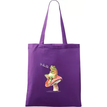 To chce klid žába - Taška bavlněná - 42 x 38 cm ( Fialová )