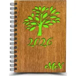 Ahome CZ Diář na míru Strom Barva podkladu: růžová