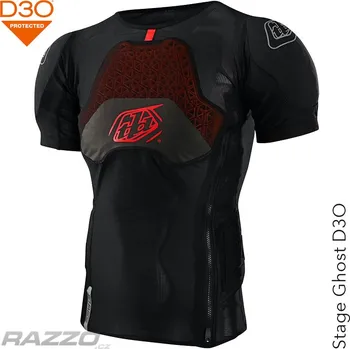Motocyklový chránič Chránič hrudi a zad TroyLeeDesigns Stage Ghost D3O Short Sleeve Baselayer M
