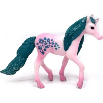 Figurka Atlas A - Figurka Jednorožec růžový s glitry 10,5 cm