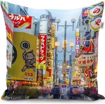 Polštář Sablio Polštář Noční ulička - 40x40 cm