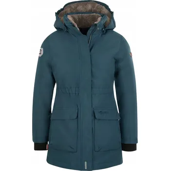 Dívčí bunda Dětská péřová bunda Trollkids Alesund zimní voděodolná s kapucí