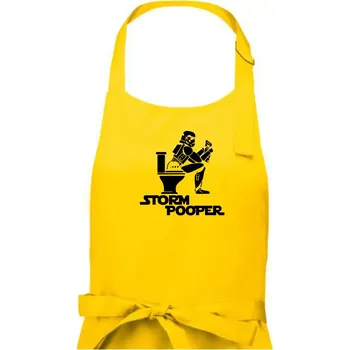 Kuchyňská zástěra SW - Storm pooper - Pánská zástěra na vaření - Univerzální velikost ( Žlutá )
