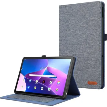 Pouzdro na tablet VSECHNONAMOBIL 63919 FABRIC Zaklápěcí obal pro Lenovo Tab M10 5G modrý