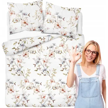 Povlečení Povlečení flanel 160x200 KVĚTINY HRUBÉ 160 g 35A