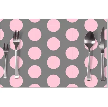 prostírání Sablio Prostírání Velké růžové puntíky: 40x30cm