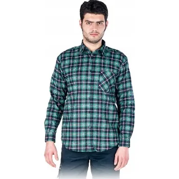 Pánská móda Pracovní flanelová košile s kostkovaným vzorem 100% bavlna vel. XL