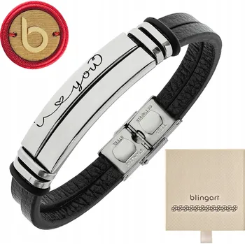 Náramek Dámský náramek S GRAVÍROVÁNÍM kožený ocel RŮZNÉ BARVY