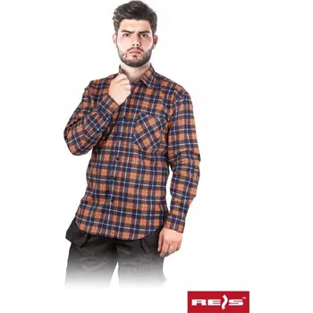 Reis pánská košile casual KF-GP dlouhý rukáv regular polar velikost L