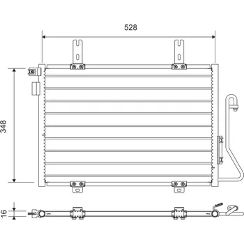 Ventilátor topení a klimatizace Kondenzátor klimatizace VALEO 812695