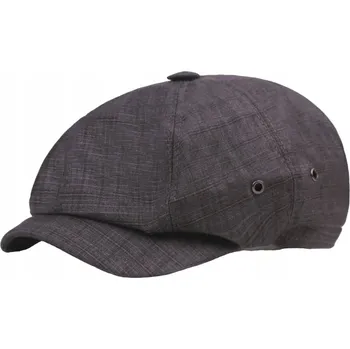 Čepice Šedý bavlněný baret bez značky, velikost 59