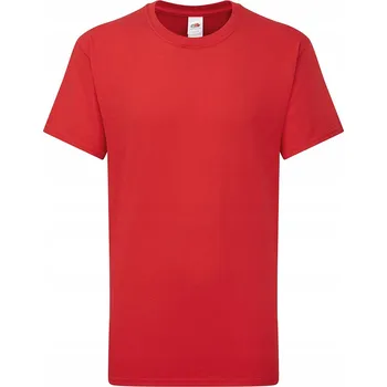 Fruit of the Loom dětské tričko červené bavlna velikost 140