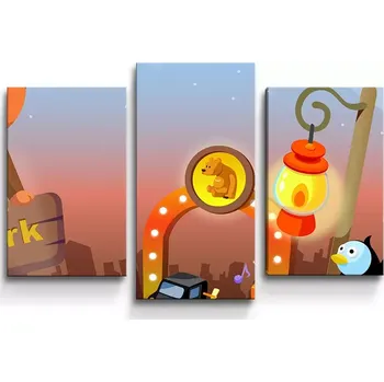 Obraz Sablio Obraz - 3-dílný Dětský motiv 4 - 75x50 cm