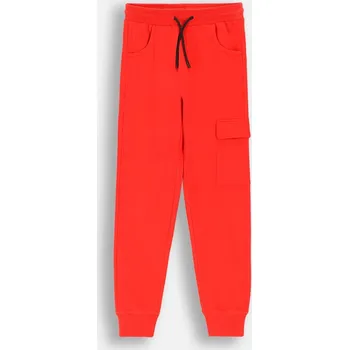 Chlapecké tepláky červené Joggery Slim Fit 092 Coccodrillo ZC4