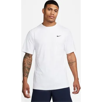 Pánské tričko Nike Dri-FIT UV Hyverse Men's Short-Sleeve Fitness Top White 2XL