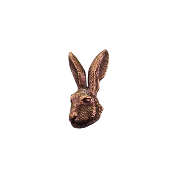 Zubíček Hlava zajíce (odznak na klobouk)