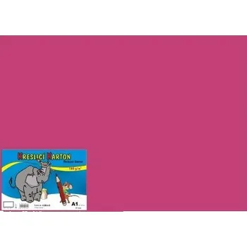 CARTA Výkres školní A1 180g / 10 listů růžový 599101