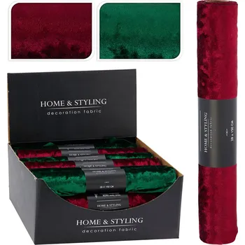 Organza látková 28x150 cm - lesklý samet (mix 2 barev)