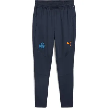PUMA Pánské tréninkové kalhoty Olympique de Marseille PUMA S MODRÁ|ORANŽOVÁ|ŽLUTÁ