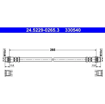 Brzdová hadice Brzdová hadice ATE 24.5229-0265.3
