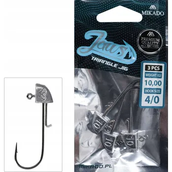 Rybářský háček Jigová hlavička Mikado Jaws Triangle Jig 5/0 10g Velikost: 5/0