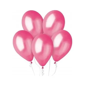 Balónek Balónky Ge.Ma.R. metalické tmavě růžové 100 kusů