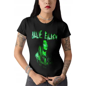 Dámské TRIČKO Billie Eilish černé, dárek pro ni ve vintage stylu, velikost S