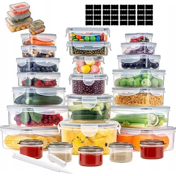 Dóza na potraviny SADA 25 ks NÁDOB NA POTRAVINY S VÍKEM OBĚDOVÝ BOX SNÍDAŇOVÁ KRABIČKA