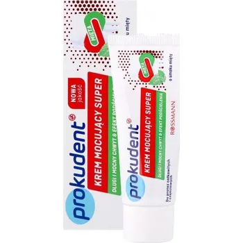 Péče o zubní náhradu PROKUDENT Upevňovací krém na zubní protézy, s mátovou příchutí 40 g