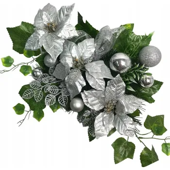 Vánoční dekorace Vánoční dekorace na hrob hřbitova Náhrobní vázanka Betlémská hvězda