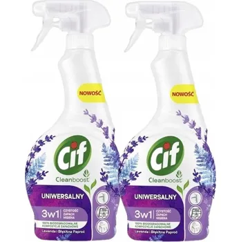 Univerzální čisticí prostředek CIF UNIVERZÁLNÍ SPREJ 3v1 Levandule 500 ml x 2