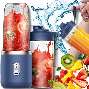 PŘENOSNÝ BLENDER NA OVOCE A ZELENINY, 400 ML MINI BLENDER DO ŚWIEŻYCH SOKÓW