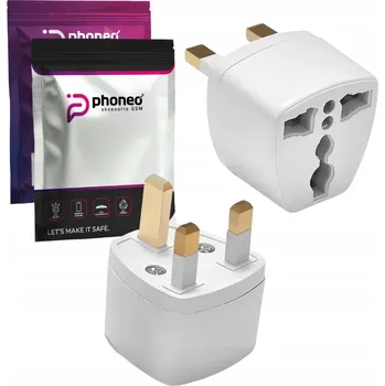 Elektrická zásuvka Adaptér Phoneo Zásuvka typu G – Zástrčka A/B/C/D/E/F 250V/10A