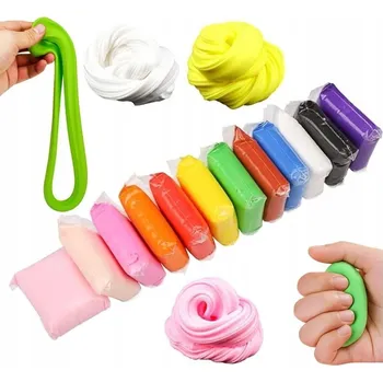 Modelovací hmota PĚNOVÁ PLASTELÍNA POLYMEROVÁ HLÍNA SENSO 12 Ks