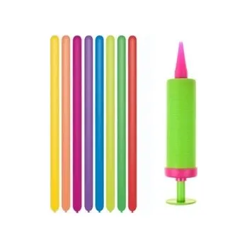 Velké MODELOVACÍ BALÓNKY s PUMPIČKOU 10 kusů