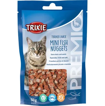 Pamlsek pro kočku 6x50g Trixie PREMIO Trainer Snack Mini Fish Nuggets kočičí snacky