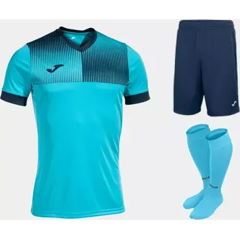 Brankářské rukavice Brankářský komplet Joma SUPERNOVA III tyrkysová modrá/tmavě modrá/tyrkysová modrá (XL)