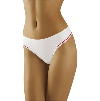 Dámské spodní prádlo Tanga Wol-Bar Cagura Barva: Bílá, Velikost: M