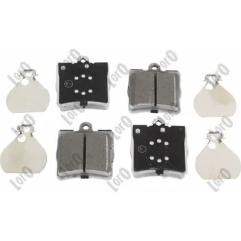 Brzdová destička Sada brzdových destiček, vždy 4 kusy v sadě ABAKUS 231-02-025