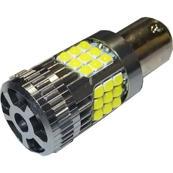Povinná bezpečnostní výbava Žárovka LED BaY15D 10-30V bílá, 36x SMD3030, CANBUS