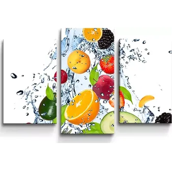 Obraz Sablio Obraz - 3-dílný Ovoce - 75x50 cm
