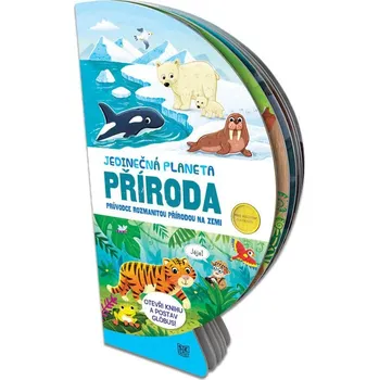 Pohádka Jedinečná planeta - Příroda / Rozkládací kniha s pevnými listy ve tvaru globusu