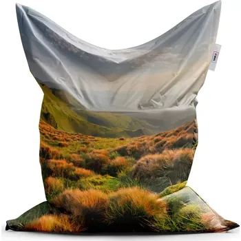 Sedací pytel Sablio Sedací vak Classic Travnatá krajina - 150x100 cm