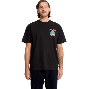 Pánské tričko Volcom pánské tričko Fa Jj Villard Sst Black | Černá | Velikost M | 100% bavlna
