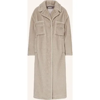 Sem Per Lei Dámský Kabát Z Umělé Kožešiny, šedá, 46