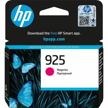 Počítačové příslušenství HP 925 (4K0V7PE) purpurová Inkoustová náplň, originální, pro HP OfficeJet Pro 8120e, 8135e, 8123, 8130, 400 stran, purpurová 4K0V7PE