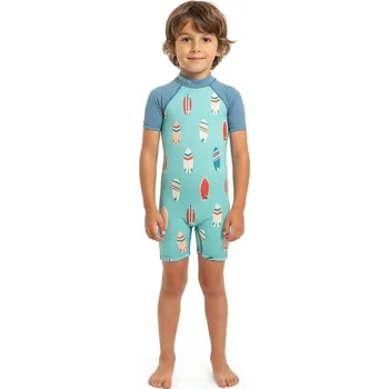 Neoprenový oblek KAIWAI Dětský krátký neopren 2 mm Šortky-střih 5 LET ZELENÁ